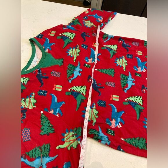 ❤️ Wondershop Christmas Men’s Dinosaur Red Long John Whimsey Fun Pajama Set - Picture 5 of 10